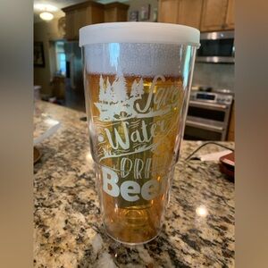 Tervis Save Water Drink Beer 16oz Cup New